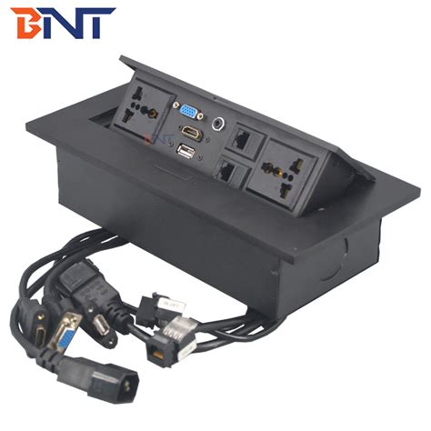 Office Table Connectivitypower Extension Electric Box Multimedia Multi