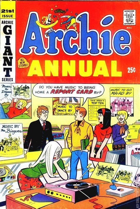 Archie Annual Published January Key Collecto