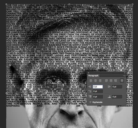 How To Create A Text Portrait Effect In Photoshop