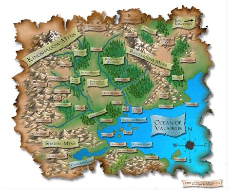 Map of Landmoor world & new cover art - WOJW