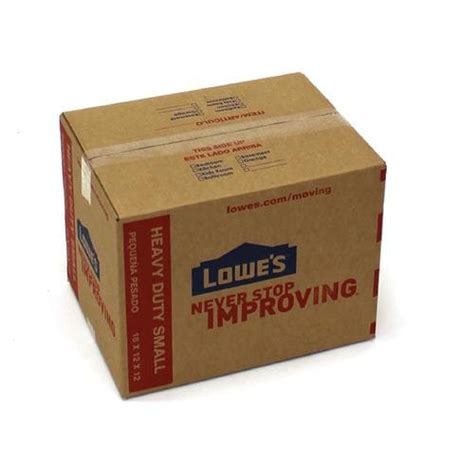 Lowe's Moving Box Classic Small Heavy Duty Cardboard Moving Boxes with ...