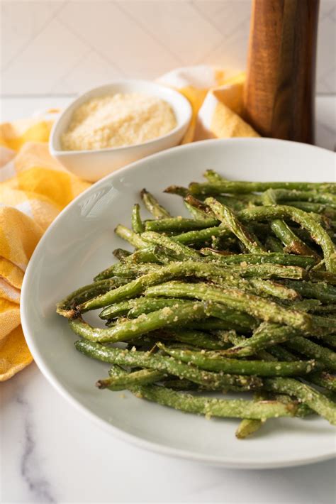 TikTok Air Fryer Green Beans - The Wooden Spoon Effect