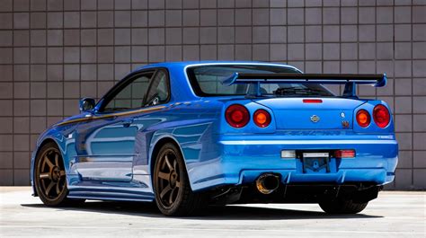 This Nissan Skyline R34 Gt R V Spec Ii Driven By Paul Walker Just Sold For 577000 Autoevolution