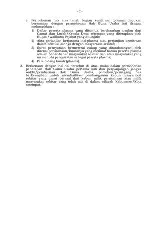 Kewajiban Kemitraan Plasma Hak Guna Usaha PDF