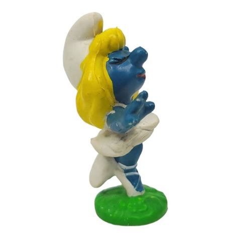 Peyo Schleich Toys Vintage 978 Peyo Schleich Ballerina Smurfette