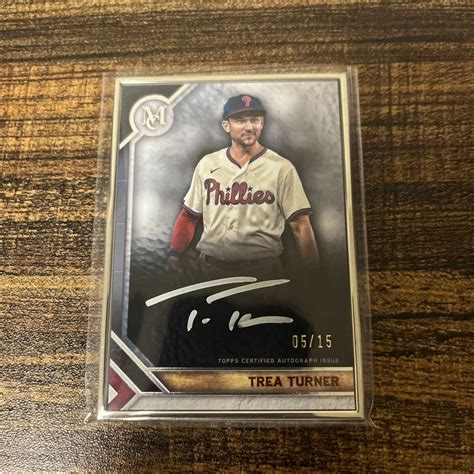 Yahoo Topps Museum Collection Trea Turner Auto