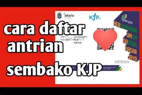 Cara Daftar KJP Pasar Jaya Juli 2023 Masuk Antrian Sembako Tanpa Ribet