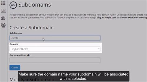 How To Create A Subdomain In Cpanel Cpanel