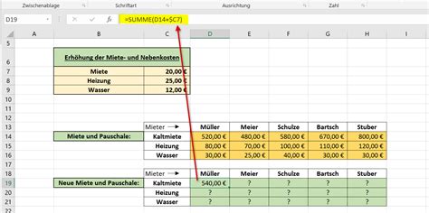 absoluten relativen und gemischten Bezüge in Excel richtig einsetzen