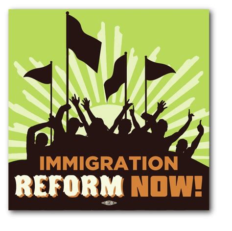 Immigration Reform Now Bumper Sticker - #BS58821 - DemocraticStuff.com