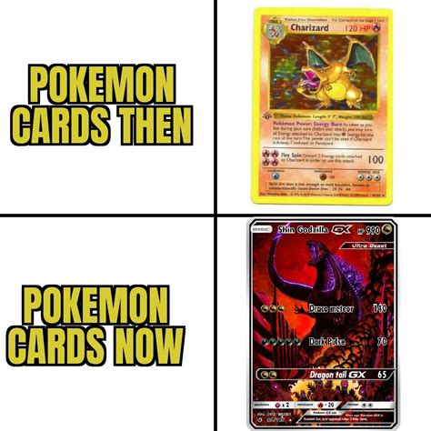 The Evolution Of Pokemon Cards Meme By Bob46 Memedroid