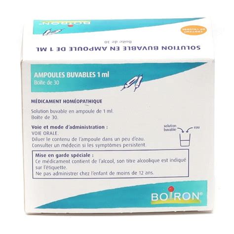 Disci Lumbales ampoules buvables homéopathiques Boiron Sciatique