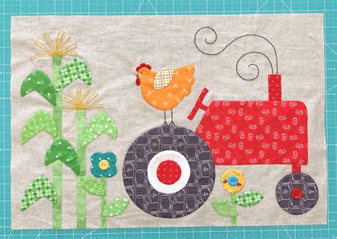 Farm Sweet Farm Sew Along Week Seven Tractor And Corn Block Artofit