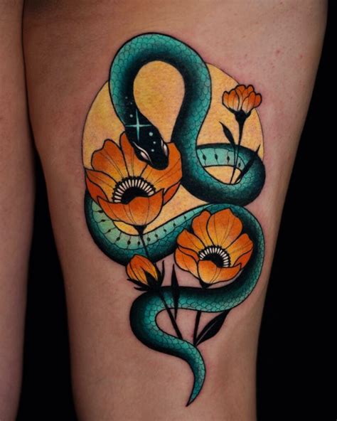 11 Snake Flower Tattoo Ideas That Will Blow Your Mind