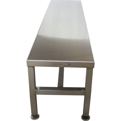 Stainless Steel Heavy Duty Gowning Bench - Gownrite Gowning Room Equipment