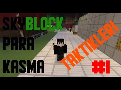 Craftrise Skyblock Dinar Kasma Taktikleri Youtube