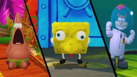 Spongebob Battle For Bikini Bottom Rehydrated All Idle Animations 4k