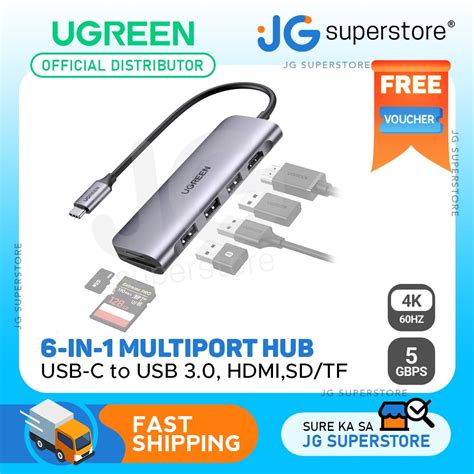 Ugreen K Hz In Usb C To Usb Hdmi Sd Tf Card Reader