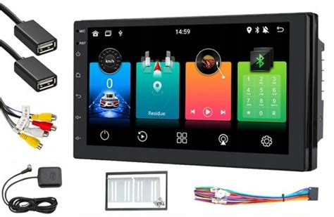 Radio Uniwersalne Samochodowe Din Android Gps Navi Wifi Ramka