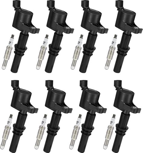 Set Of 8 Ignition Coil Packs Dg511 Fd508 And Spark Plugs Sp546 Sp515 Compatible Wi Ebay