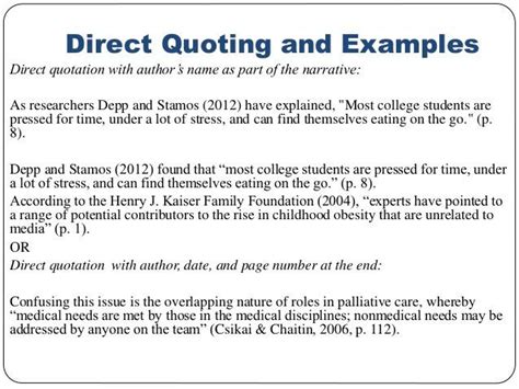 What Is A Direct Quote In Apa Shortquotescc