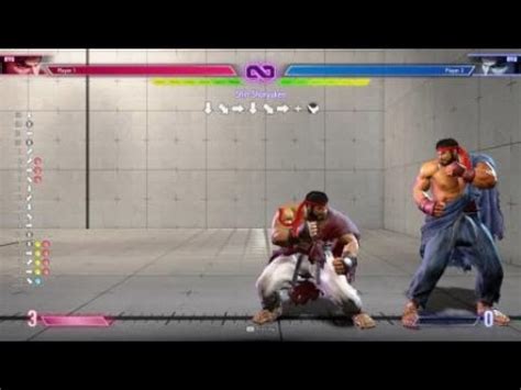 Street Fighter Ryu Combos Youtube