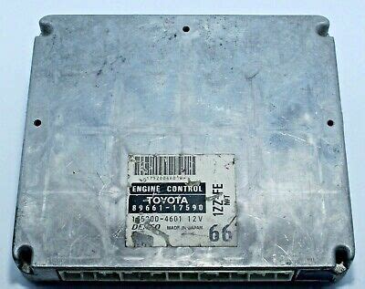 Toyota Engine Controll Unit Zz Fe Mt Brain Box Ecu Oem