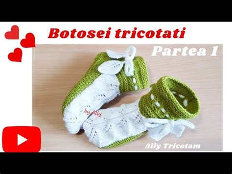 Knitting Is My Hobby Botosei Tricotati Cu Frunze Ajurate Tutorial