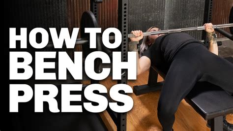 How To Bench Press Best Setup And Bar Path To Bench More Weight Youtube