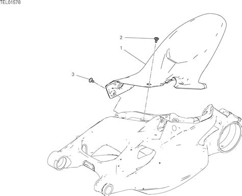 27A GARDE BOUE ARRIERE POUR MULTISTRADA V4 PIKES PEAK 2023 Esprit