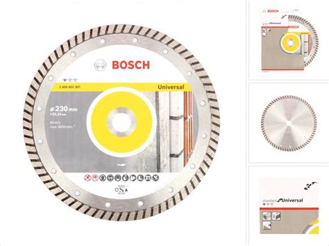 Bosch Disque Tron Onner Diamant Standard Pour Universal Turbo X