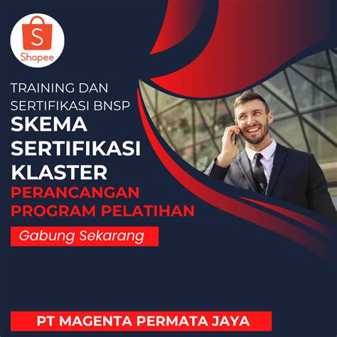 Jual Skema Sertifikasi Klaster Perancangan Program Pelatihan Shopee