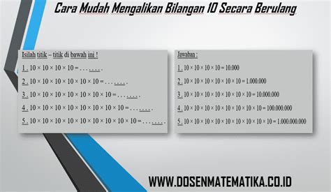 Contoh Penjumlahan Berulang Koleksi Gambar