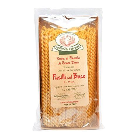 Rustichella D Abruzzo Fusilli Col Buco Oz Fusilli Gourmet