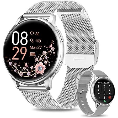 Xinghesf Smartwatch Damen Mit Telefonfunktion Zoll Smartwatch