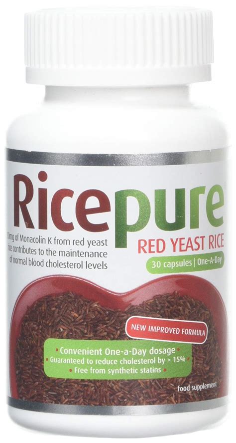 RicePure Red Yeast Rice Food Supplement Capsules 30 G