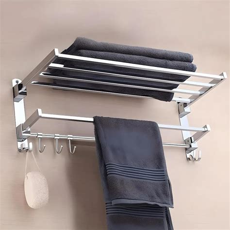 Polished Folding Square Towel Rack For Bathroom At ₹ 750piece In Rajkot