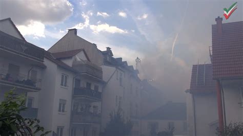 Dachstuhlbrand In Haspe Feuerwehr Gro Einsatz In Der Frankstra E