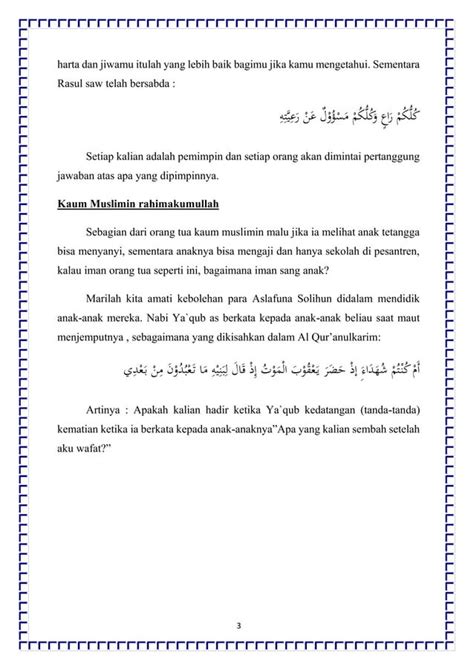 Khutbah Minggu Keempat Bulan Shofar PDF