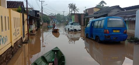 Curah Hujan Tinggi Kecamatan Kabupaten Bandungterendam Banjir