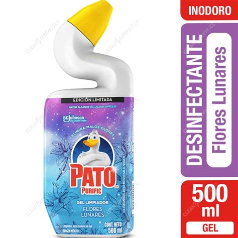 Limpiador Desinfectante Inodoro Pato Purific Flores Lunares 500 Ml