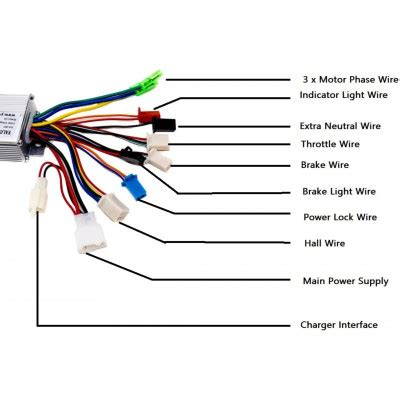 Ebike Brushless Sine Wave Motor Controller V For Hub Motor W Buy