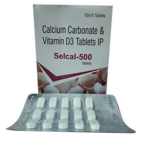 Calcium Carbonate Vitamin D3 Magnesium Tablets At Rs 500box