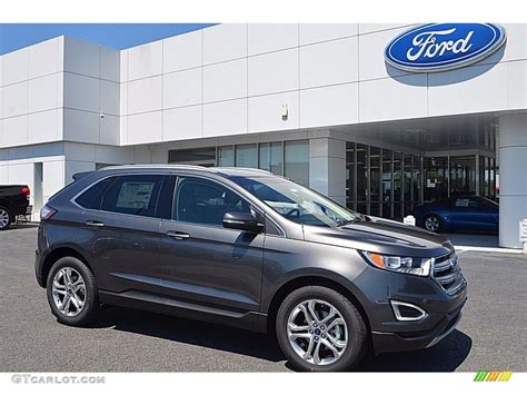 2017 Magnetic Metallic Ford Edge Titanium 121245927 Photo 11 Car Color Galleries