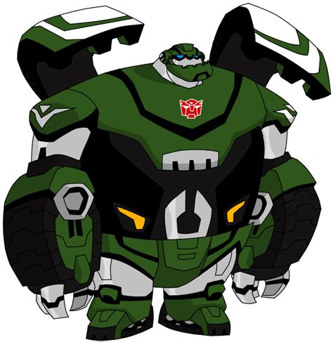 Transformers Animated Cybertronian Bulkhead Transformers Artwork