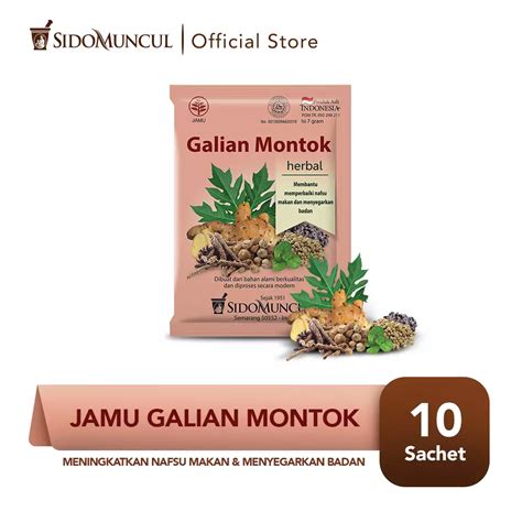 Jual Sido Muncul Sido Muncul Jamu Galian Montok 10 S Nafsu Makan