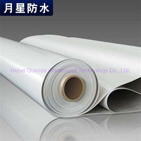 Building Waterproof Pvc Roof Thin Plastic Sheet Membrane Supplier 15mm