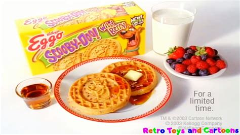 Scooby Doo Kelloggs Eggo Wild Berry Waffles Commercial Retro Toys And