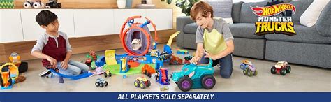 Amazon Hot Wheels Monster Trucks Car Chompin Mega Wrex Large Toy Monster Truck Toy Car