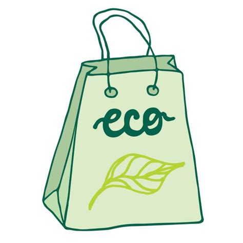 Royalty Free Reusable Shopping Bag Clip Art Vector Images